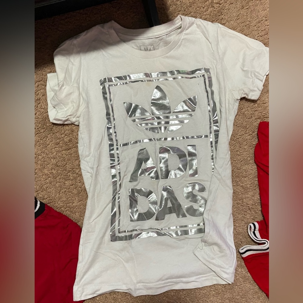 Adidas tee-shirt.
